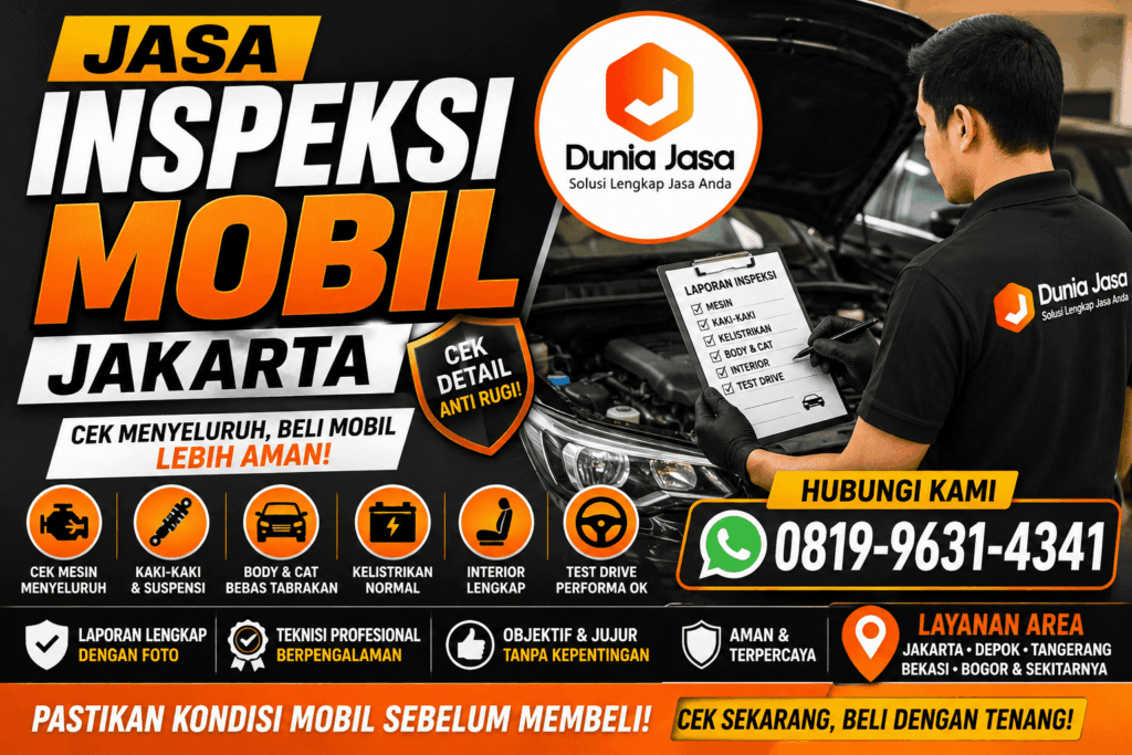 Jasa Inspeksi Mobil Jakarta Terpercaya